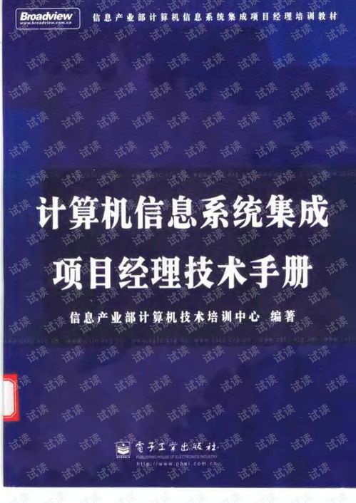 《計算機信息系統集成項目經理技術手冊 核心職責、技術要點與實施策略》